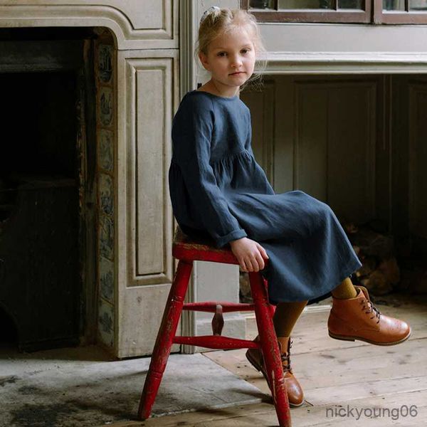 girl's dresses spring new long sleeved linen dress stylish and retro casual loose blue with tie at the back of neck tz214 r230607, Red;yellow
girl's dresses spring new long sleeved linen dress stylish and retro casual loose blue with tie at the back of neck tz214 r230607, Red;yellow