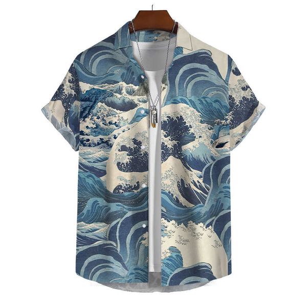 short summer men's sleeve all over print lighthouse vacation custom men's shirt high street casual style hxf, White;black
short summer men's sleeve all over print lighthouse vacation custom men's shirt high street casual style hxf, White;black