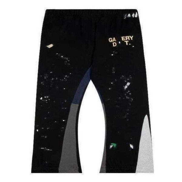 men's pants designer sweatpants mens joggers speckled letter print womens couple loose trousers size 36, Black
men's pants designer sweatpants mens joggers speckled letter print womens couple loose trousers size 36, Black