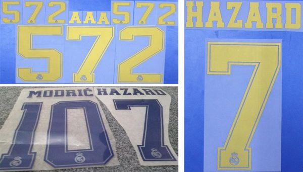 2019 2020 real madrid gold stamping soccer namesets hazard modric plastic printing letters impressed soccer player039s prin4102905
2019 2020 real madrid gold stamping soccer namesets hazard modric plastic printing letters impressed soccer player039s prin4102905