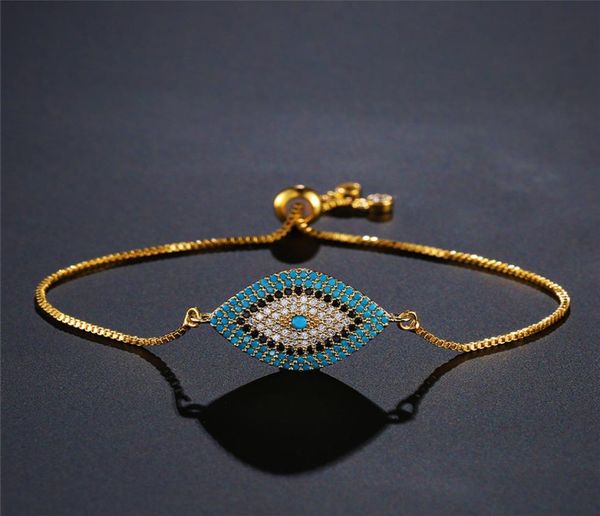trendy turkish gold evil eye bracelet pave cz blue eyes chain bangles adjustable female party jewelry1967718, Golden;silver
trendy turkish gold evil eye bracelet pave cz blue eyes chain bangles adjustable female party jewelry1967718, Golden;silver