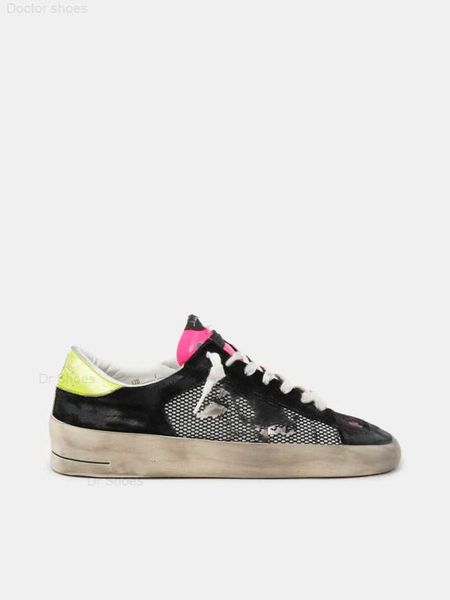 women's star small dirty shoes designer version luxury italian retro pure handmade limited edition stardan sneakers in fuchsia and yell, Black
women's star small dirty shoes designer version luxury italian retro pure handmade limited edition stardan sneakers in fuchsia and yell, Black