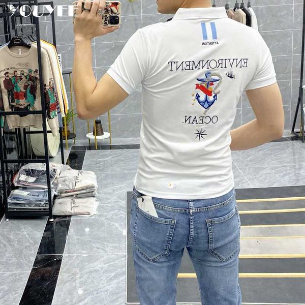 polo t-shirt male letter anchor embroidered slim fit fashion 2021 summer new casual sweatshirts lapel tee cotton mens clothing l230520, White;black
polo t-shirt male letter anchor embroidered slim fit fashion 2021 summer new casual sweatshirts lapel tee cotton mens clothing l230520, White;black