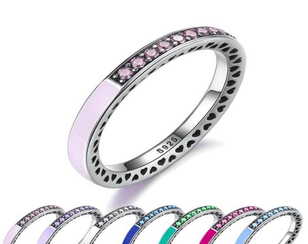 925 sterling silver radiant hearts light pink enamel clear cz finger ring women wedding jewelry 2280856
925 sterling silver radiant hearts light pink enamel clear cz finger ring women wedding jewelry 2280856