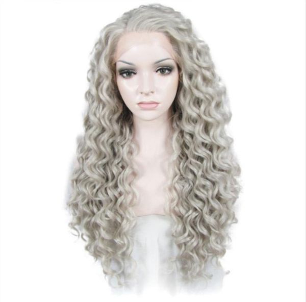 gray long kinky curly wig lace front wigs women heat resistant fiber hair glueless grey color synthetic lace wig cosplay9914850, Black
gray long kinky curly wig lace front wigs women heat resistant fiber hair glueless grey color synthetic lace wig cosplay9914850, Black