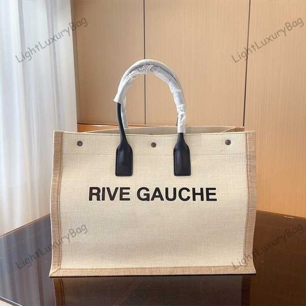 fashion rive gauche linen leather tote bag large capacity 48cm women handbags men light canvas shopping bags weave pocket summer travel beac
fashion rive gauche linen leather tote bag large capacity 48cm women handbags men light canvas shopping bags weave pocket summer travel beac