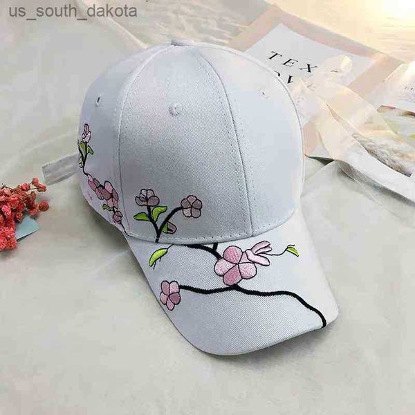 plum flowers embroidery women baseball cap cotton white black adjustable snapback hat spring summer outdoor leisure hat l230523, Blue;gray
plum flowers embroidery women baseball cap cotton white black adjustable snapback hat spring summer outdoor leisure hat l230523, Blue;gray