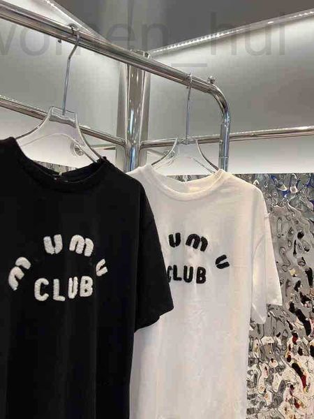 women's t-shirt designer spring new towel yarn embroidery letters simple atmosphere lazy silhouette loose short sleeve aj45, White
women's t-shirt designer spring new towel yarn embroidery letters simple atmosphere lazy silhouette loose short sleeve aj45, White