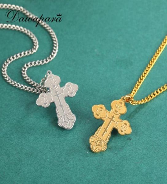 pendant necklaces dawapara eastern orthodox serbian cross necklace stainless steel jewelry talisman charm quantum pendants7052285, Silver
pendant necklaces dawapara eastern orthodox serbian cross necklace stainless steel jewelry talisman charm quantum pendants7052285, Silver