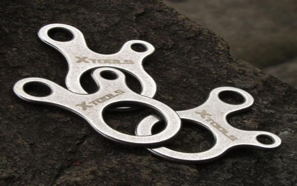 10pcslot edc gear tying rope easy fast tightly camping hiking stainless steel 3 holes multitool knotting stainless steel tool3418531, Silver
10pcslot edc gear tying rope easy fast tightly camping hiking stainless steel 3 holes multitool knotting stainless steel tool3418531, Silver