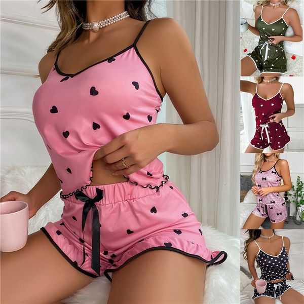 women's two piece pants floral pajama set for women 2-piece pajamas silk satin cami and shorts pajamas for women summer pajama set, White
women's two piece pants floral pajama set for women 2-piece pajamas silk satin cami and shorts pajamas for women summer pajama set, White