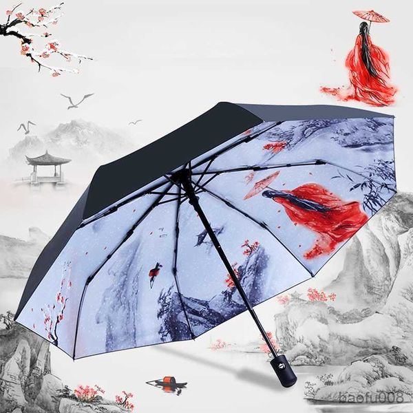 umbrellas fully automatic umbrella female reinforced umbrella men's women windproof beach girl parasol folding parasol r230607
umbrellas fully automatic umbrella female reinforced umbrella men's women windproof beach girl parasol folding parasol r230607