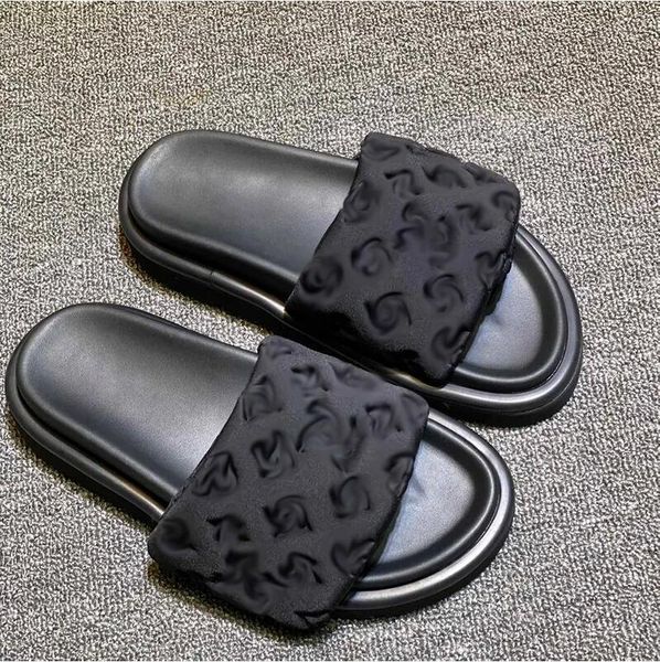designer luxury slipper calf leather women's swimming pool pillow comfortable sandals hook and loop fastener mule slippers rubber slipp, Black
designer luxury slipper calf leather women's swimming pool pillow comfortable sandals hook and loop fastener mule slippers rubber slipp, Black