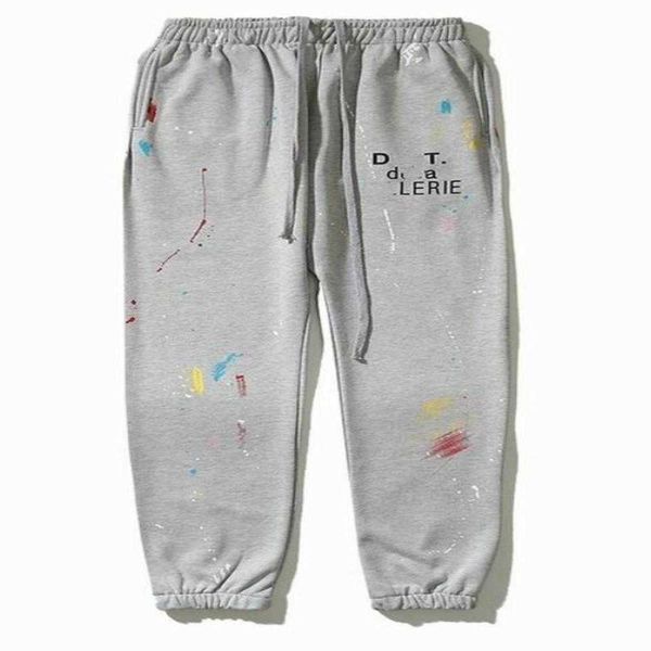 men's pants designer sweatpants mens joggers speckled letter print womens couple loose trousers size 34, Black
men's pants designer sweatpants mens joggers speckled letter print womens couple loose trousers size 34, Black