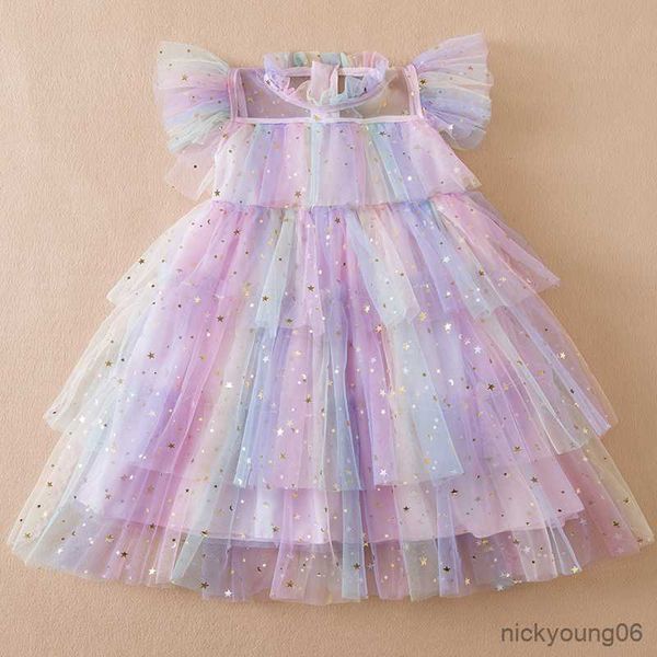 girl's dresses girls sequin princess dress fly sleeve layered children mesh birthday party gowns baby casual clothes r230607, Red;yellow
girl's dresses girls sequin princess dress fly sleeve layered children mesh birthday party gowns baby casual clothes r230607, Red;yellow