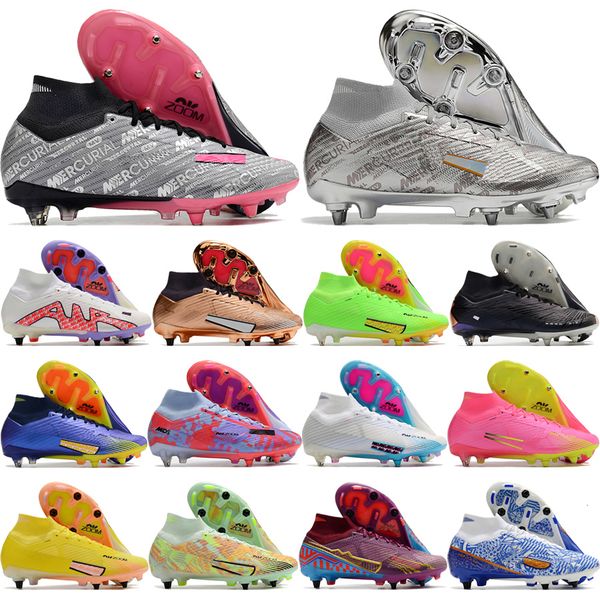 send with bag quality football boots zoom mercurial superfly 9 elite sg metal spikes cr7 mbappe soccer cleats mens 25th anniversary comforta, Black
send with bag quality football boots zoom mercurial superfly 9 elite sg metal spikes cr7 mbappe soccer cleats mens 25th anniversary comforta, Black