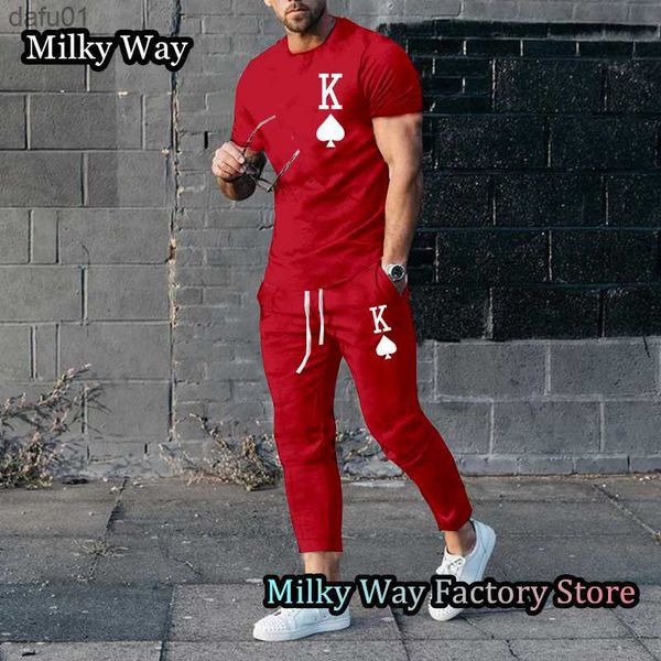summer men solid color t-shirt trousers set fashion k print tracksuit 2 pieces casual clothing male new oversized streetwear l230520, White;black
summer men solid color t-shirt trousers set fashion k print tracksuit 2 pieces casual clothing male new oversized streetwear l230520, White;black