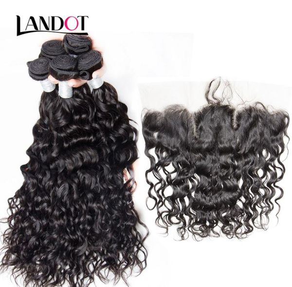 8a brazilian virgin human hair weaves bundles with lace frontal closure water wave peruvian indian malaysian natural wet and wavy 3786122, Black;brown
8a brazilian virgin human hair weaves bundles with lace frontal closure water wave peruvian indian malaysian natural wet and wavy 3786122, Black;brown