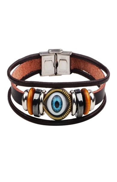 diy leather beaded bracelets for men women fashion adjustable charm jewelry punk stainless steel buckle blue evil eye bangle alloy1129454, Golden;silver
diy leather beaded bracelets for men women fashion adjustable charm jewelry punk stainless steel buckle blue evil eye bangle alloy1129454, Golden;silver