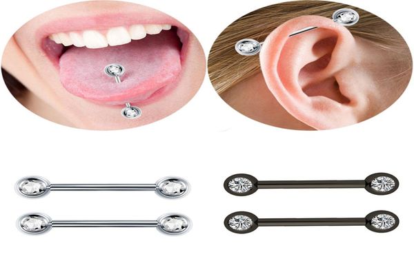 1pc stainless steel inlaid zircon tongue rings punk style nipple tongue piercing tragus lage earring body piercing jewelry6871232, Silver
1pc stainless steel inlaid zircon tongue rings punk style nipple tongue piercing tragus lage earring body piercing jewelry6871232, Silver