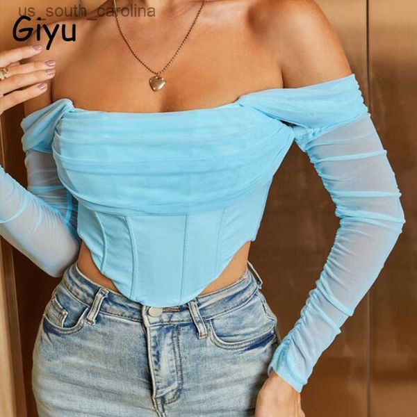 giyu club party blouses women 2023 summer autumn mesh shirts off shoulder backless zipper corset crop blusas femme l230522, White
giyu club party blouses women 2023 summer autumn mesh shirts off shoulder backless zipper corset crop blusas femme l230522, White