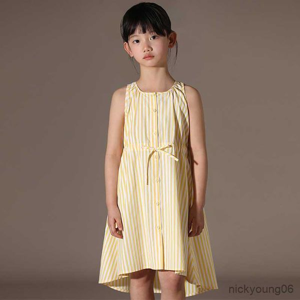 girl's dresses summer new sleeveless yellow striped dress irregular hem lace-up drawstring buttons tank tz294 r230607, Red;yellow
girl's dresses summer new sleeveless yellow striped dress irregular hem lace-up drawstring buttons tank tz294 r230607, Red;yellow