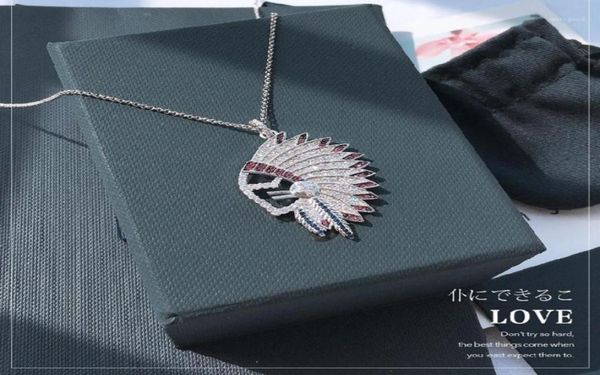 pendant necklaces trendy brand design chief head feather necklace cubic zirconia stones adjustable chain women fine may jewelry18155168, Silver
pendant necklaces trendy brand design chief head feather necklace cubic zirconia stones adjustable chain women fine may jewelry18155168, Silver