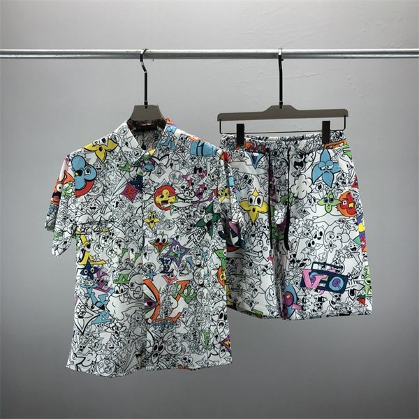2 summer fashion mens tracksuits hawaii beach pants set designer shirts printing leisure shirt man slim fit the board of directors short sle, Gray
2 summer fashion mens tracksuits hawaii beach pants set designer shirts printing leisure shirt man slim fit the board of directors short sle, Gray