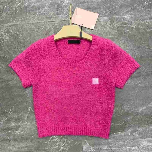 women's t-shirt designer women t shirt knits tee sweaters with embroidery letter milan runway designer dress short sleeve crop elastic, White
women's t-shirt designer women t shirt knits tee sweaters with embroidery letter milan runway designer dress short sleeve crop elastic, White