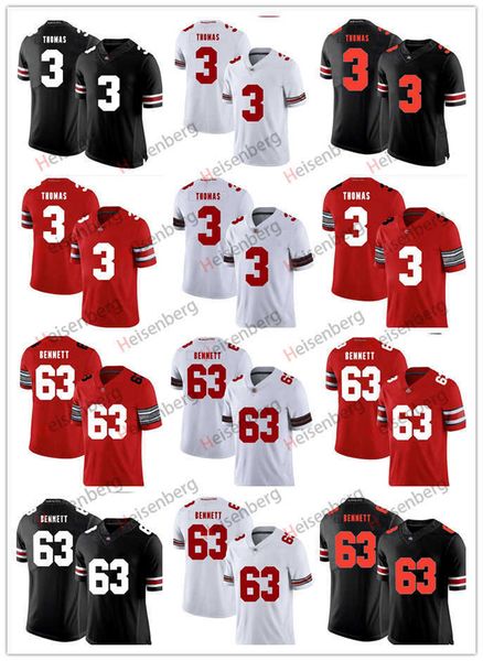 2020 ncaa osu football jerseys ohio state 3 michael thomas 63 michael bennett iv jerserys men women youth custom any name any number, Black
2020 ncaa osu football jerseys ohio state 3 michael thomas 63 michael bennett iv jerserys men women youth custom any name any number, Black