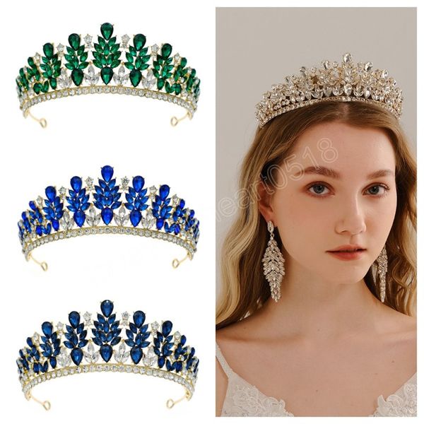 luxury wedding dress crystal crown bridal headwear hair accessories elegant queen new tiaras diadem girls dress headbands, White;golden
luxury wedding dress crystal crown bridal headwear hair accessories elegant queen new tiaras diadem girls dress headbands, White;golden