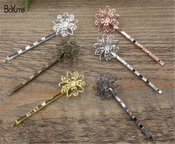 boyute pieces hansenne style 18mm filigree flower hairclip 6 colors plated women hairpin4490487, Golden;silver
boyute pieces hansenne style 18mm filigree flower hairclip 6 colors plated women hairpin4490487, Golden;silver
