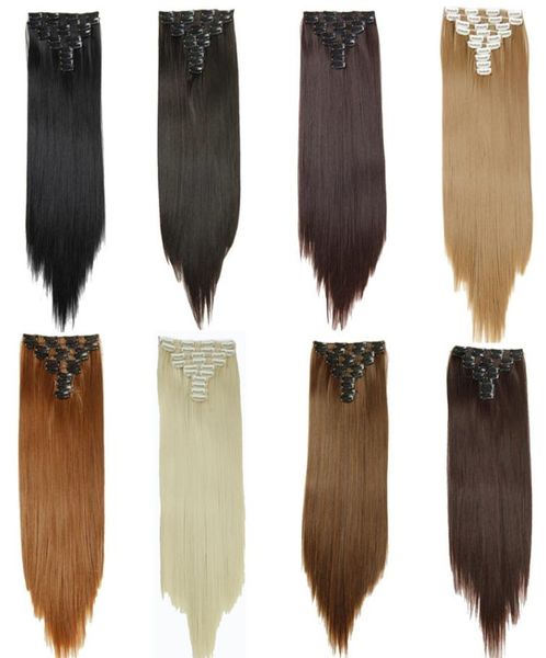 10pcsset synthetic clip in hair extensions straight hair pieces 25inch 160g clip on hair extensions 16colors9832041, Black;brown
10pcsset synthetic clip in hair extensions straight hair pieces 25inch 160g clip on hair extensions 16colors9832041, Black;brown