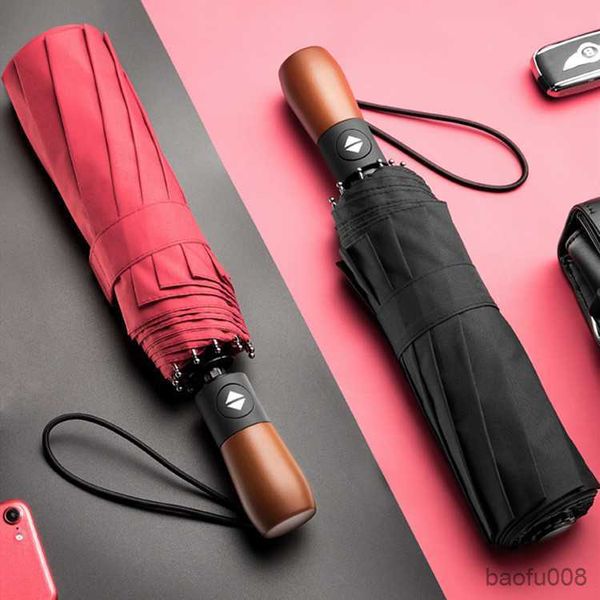 umbrellas solid wood handle bone fully automatic umbrella for men women folding business windproof waterproof high-end gift umbrella r230607
umbrellas solid wood handle bone fully automatic umbrella for men women folding business windproof waterproof high-end gift umbrella r230607