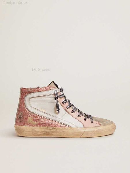 high dirty shoes designer luxurious italian vintage handmade slide sneakers in white leather and pink crocodile leather upper, Black
high dirty shoes designer luxurious italian vintage handmade slide sneakers in white leather and pink crocodile leather upper, Black
