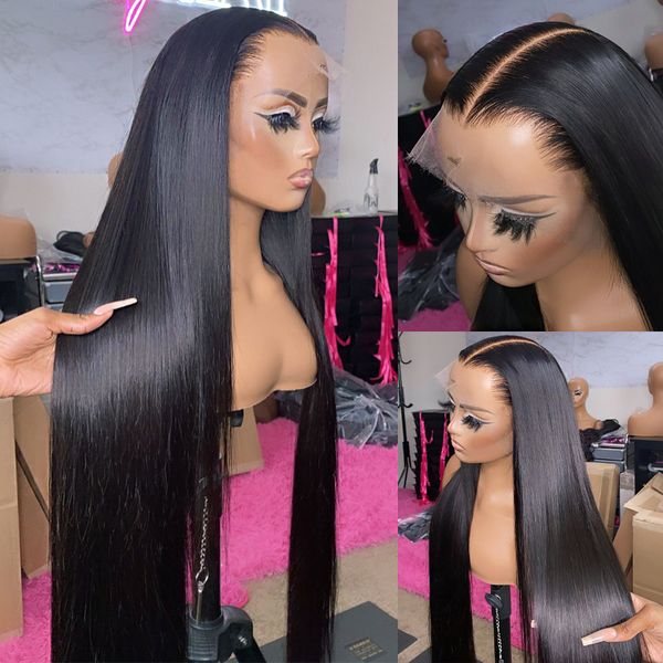 hd 30 34 inch bone straight glueless 13x4 lace front human hair wigs brazilian 250% transparent 13x6 lace frontal wig for women, Black;brown
hd 30 34 inch bone straight glueless 13x4 lace front human hair wigs brazilian 250% transparent 13x6 lace frontal wig for women, Black;brown