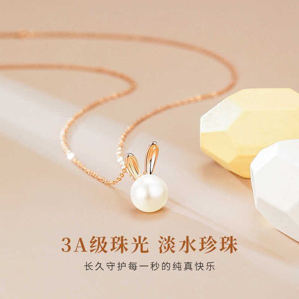 ferris wheel silver fresh water pearl pendant collarbone chain light small number design zodiac rabbit necklace, Black
ferris wheel silver fresh water pearl pendant collarbone chain light small number design zodiac rabbit necklace, Black