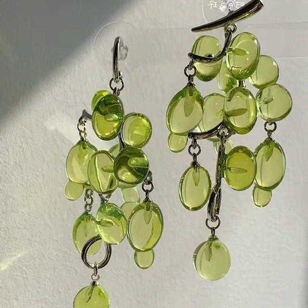 seasonal rings qingti grape green earrings new year's trendy and exotic earrings, Golden
seasonal rings qingti grape green earrings new year's trendy and exotic earrings, Golden