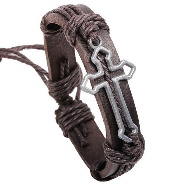 whole cross bible charm braided bracelet urban jewelry handmade black genuine leather adjustable wristband retro jewelry 2246128, Golden;silver
whole cross bible charm braided bracelet urban jewelry handmade black genuine leather adjustable wristband retro jewelry 2246128, Golden;silver