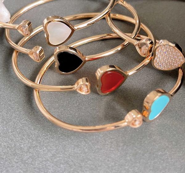 luxury brand pure 925 sterling silver jewelry for women happy design rose gold cuff bangle wedding colorful heart diamond6387857, Black
luxury brand pure 925 sterling silver jewelry for women happy design rose gold cuff bangle wedding colorful heart diamond6387857, Black