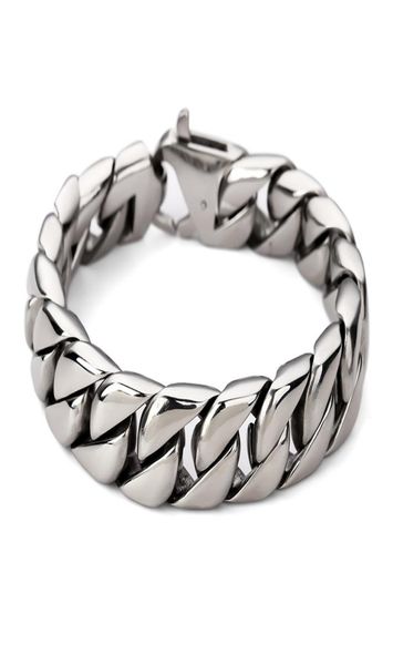 new arrival men bracelet link chain stainless steel bracelets ultrawide cool heavy curb mens boys chains bicycle wristband4585733, Black
new arrival men bracelet link chain stainless steel bracelets ultrawide cool heavy curb mens boys chains bicycle wristband4585733, Black