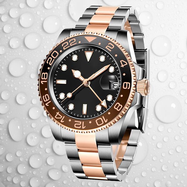 40mm montre homme mens watches luxury watch dress designer fashion black dial gold folding clasp gmtt master montre de luxe waterproof dhgat, Slivery;brown
40mm montre homme mens watches luxury watch dress designer fashion black dial gold folding clasp gmtt master montre de luxe waterproof dhgat, Slivery;brown