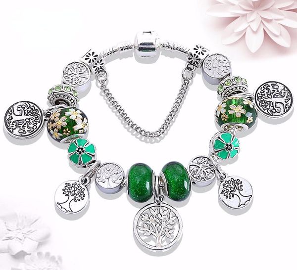 european and american new olive green flower bracelet forest wind tree seedling pendant large hole crystal beaded ancient silver b4455298, Black
european and american new olive green flower bracelet forest wind tree seedling pendant large hole crystal beaded ancient silver b4455298, Black