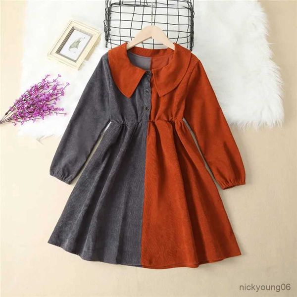 girl's dresses spring new kids long sleeve for girls cute turn down collar dress girl 6-14 children's clothing 7 9 10 11 r230607, Red;yellow
girl's dresses spring new kids long sleeve for girls cute turn down collar dress girl 6-14 children's clothing 7 9 10 11 r230607, Red;yellow