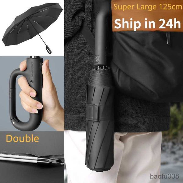 umbrellas reinforce ring clasp double bone fully automatic umbrella men large folding windproof strong waterproof big umbrella r230607
umbrellas reinforce ring clasp double bone fully automatic umbrella men large folding windproof strong waterproof big umbrella r230607