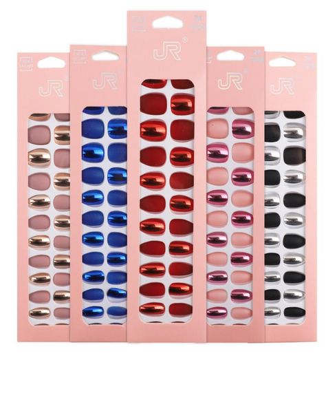 24pcs stunning designs false nails abs resin fake nail set full manicure art tips9908728, Red;gold
24pcs stunning designs false nails abs resin fake nail set full manicure art tips9908728, Red;gold