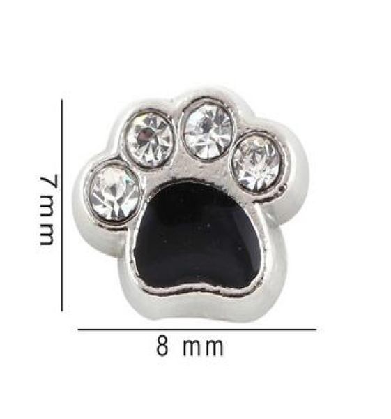 78mm crystal enamel black dog paw floating locket charms fit for glass magnetic memory locket pendant1779206, Bronze;silver
78mm crystal enamel black dog paw floating locket charms fit for glass magnetic memory locket pendant1779206, Bronze;silver