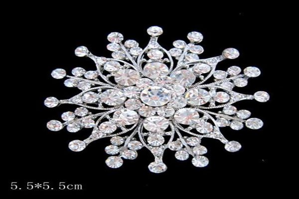 large size silver plated clear rhinestone crystal vintage diamante wedding brooch pin9264313, Gray
large size silver plated clear rhinestone crystal vintage diamante wedding brooch pin9264313, Gray