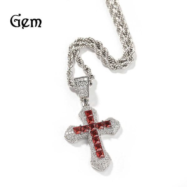 gu meng's new blue cross necklace hip hop fashion heavy industry diamond studded sweater chain, Black
gu meng's new blue cross necklace hip hop fashion heavy industry diamond studded sweater chain, Black