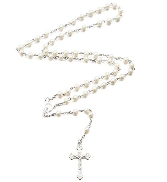 pendant necklaces alloy christian cross rosary simulation pearl bead necklace for women men catholic religious jewelry4329051, Silver
pendant necklaces alloy christian cross rosary simulation pearl bead necklace for women men catholic religious jewelry4329051, Silver